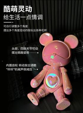 际熊糖果系列纯色潮玩大XBH星件珠光少女礼摆物客厅房间造改小物