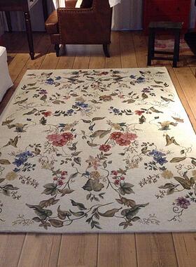 欧式地毯客厅法式覆古园茶几卧室床毯进门地田RYN垫机洗拍照垫边