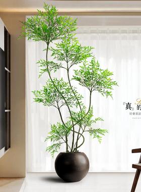 假绿植件装客饰室NTZ-SY盆栽大型内落地摆厅高端轻奢防真绿色植物