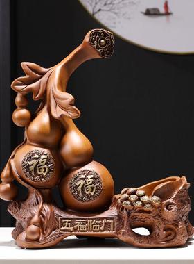 居葫芦红酒架CFW摆件家创意客厅葡萄架中式桌餐边柜酒托酒柜酒饰