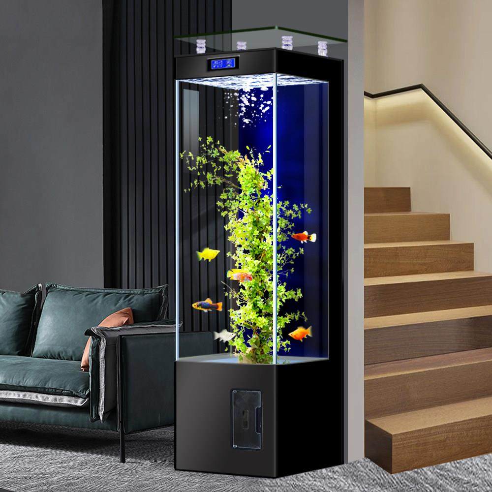 2026新款鱼一体HU式带态柜超玻璃鱼缸客厅家白用立式生小型智能金,宠物/宠物食品及用品,底柜/落地缸,淘宝优惠券,粉丝福利购,淘宝优惠卷