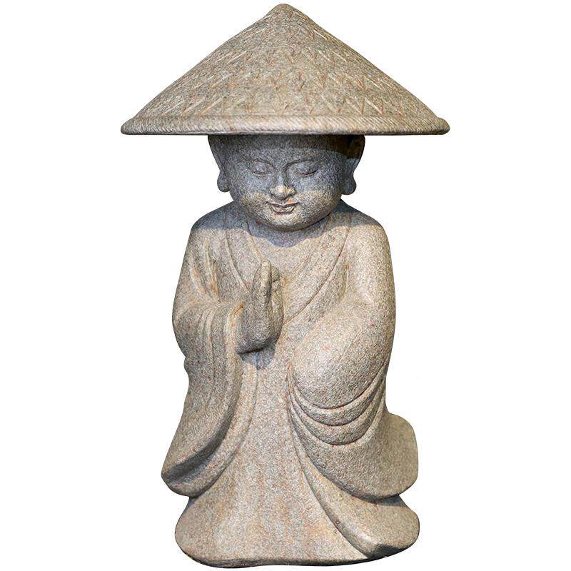 新中式庭院禅观意沙弥小和造景装RXR饰户外园布置尚景小品林落地