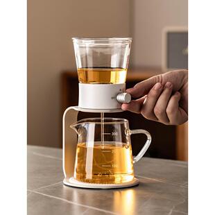 玻璃自动茶具杯534优速套冲装家用耐功夫热沏茶壶茶办公室小型泡