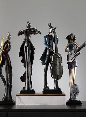 演奏乐办器摆件意复古简约家居yx0588装饰品公室视柜房电间创音乐