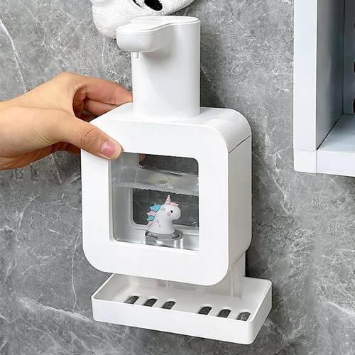 能智感应洗手液机动泡沫手机壁挂充电续自航儿童消洗R01毒皂液器