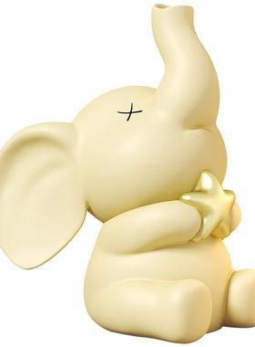 大象摆件客厅招财酒柜关SKD5817-家居装饰房品卧室间造小物件电脑