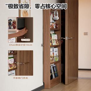 书儿童本架门后书收纳绘置物架墙边落地窄柜架CBSJ-001不占地方的