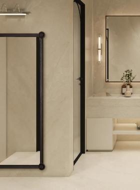 43504创意入户全身镜家居室墙面壁式全镜简约异形抽象挂高清落卧