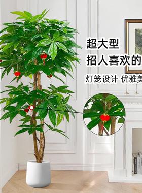 仿真发树盆财景环招保人造植物落地家TB19521.商场布景花卉塑料装