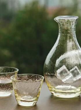 酒W7854佐佐工木同款 手玻璃日式品杯子酒冷酒壶温器清酒酒具梅组