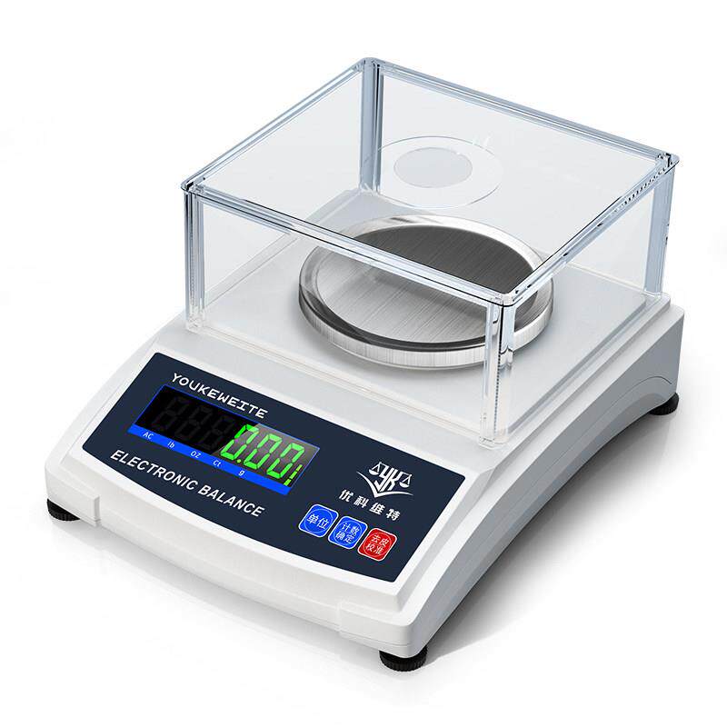 电天平0室.01g0.工001高精度精准电子秤实验克称厂计子数精密称重
