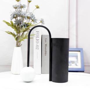 现代简约创意艺术花瓶客厅插花干花电视柜摆件北欧风格 饰品 家居装