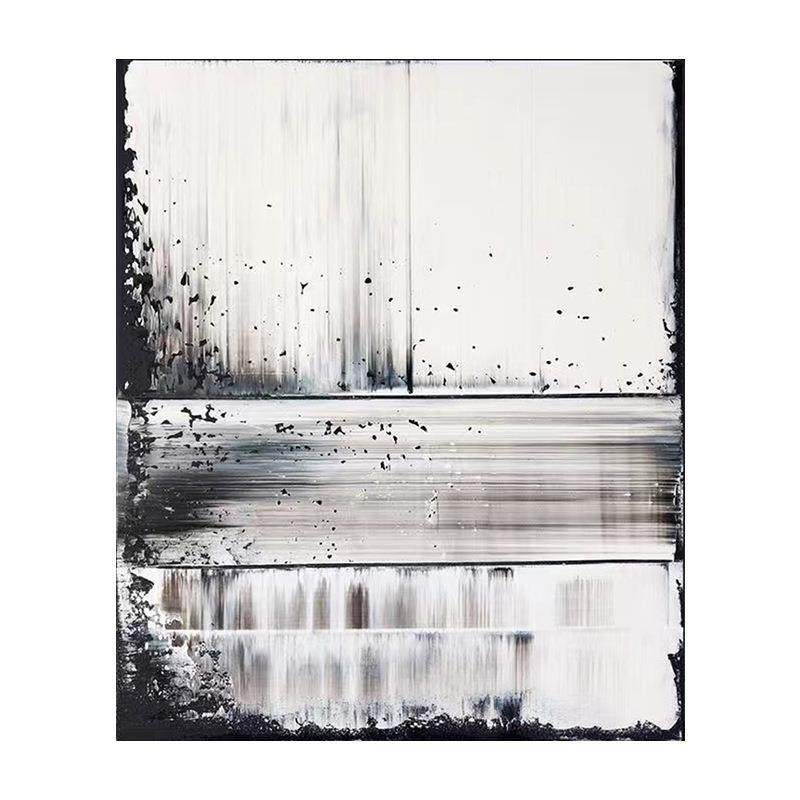新款纯手绘油画玄关装饰画抽象艺术简约黑白现挂画竖版壁画包画框,智能设备,其他智能设备,淘宝优惠券,粉丝福利购,淘宝优惠卷