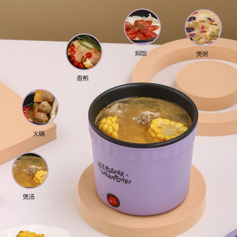 插电宿舍c野餐家用韩式泡面不粘小煮锅宿舍学生多功能迷你,厨房电器,电煮锅,淘宝优惠券,粉丝福利购,淘宝优惠卷