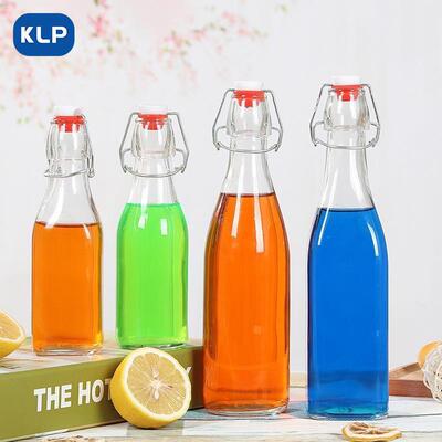 KLP玻璃瓶子泡酒青梅果汁饮料分装瓶子