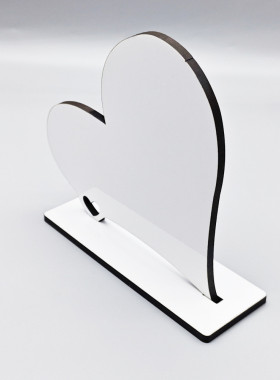 母亲节心形摆台新款热转印相板热升华刻字相册相框高光图片印刷