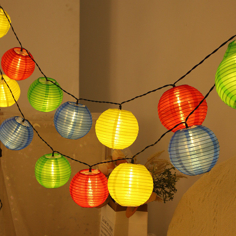 户外彩灯灯笼led灯串布艺装饰灯庭院花园公园庭院春节节日氛围灯,家装灯饰光源,氛围灯,淘宝优惠券,粉丝福利购,淘宝优惠卷