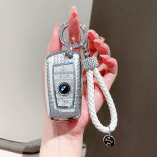 适用宝马钥匙套x1x2x3x4x5车扣新款 壳三五系女包 1系3系5系刀锋款