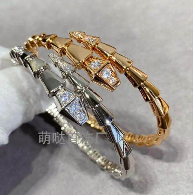 直供V金宝家弹力蛇形手镯18K金精工艺满钻头尾钻蛇形光面弹簧手镯,饰品/流行首饰/时尚饰品新,手链,淘宝优惠券,粉丝福利购,淘宝优惠卷