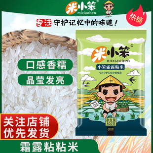 米小笨霜露粘米1斤装南方长粒香米籼米真空小包装家庭宿舍学生装