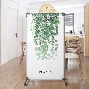 屏风隔断墙客厅卧室遮挡简易家用租房隔断神器轻便 简约现代清新式