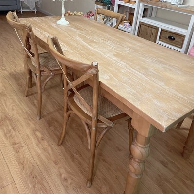 餐椅现代家用休闲创意靠背椅北欧复古餐H厅椅设计椅实木背叉椅美