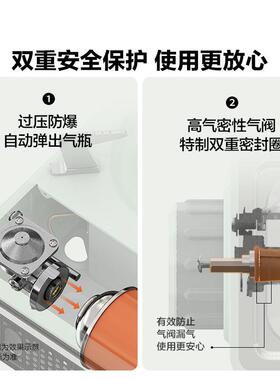 北炉鼎式炉外炊具烧烤户炉卡便携式瓦斯露营安BDCH1001全防爆烤肉