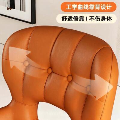 意式餐椅家用现用代高级感餐靠背凳HYT1468酒店商设计厅师子软包