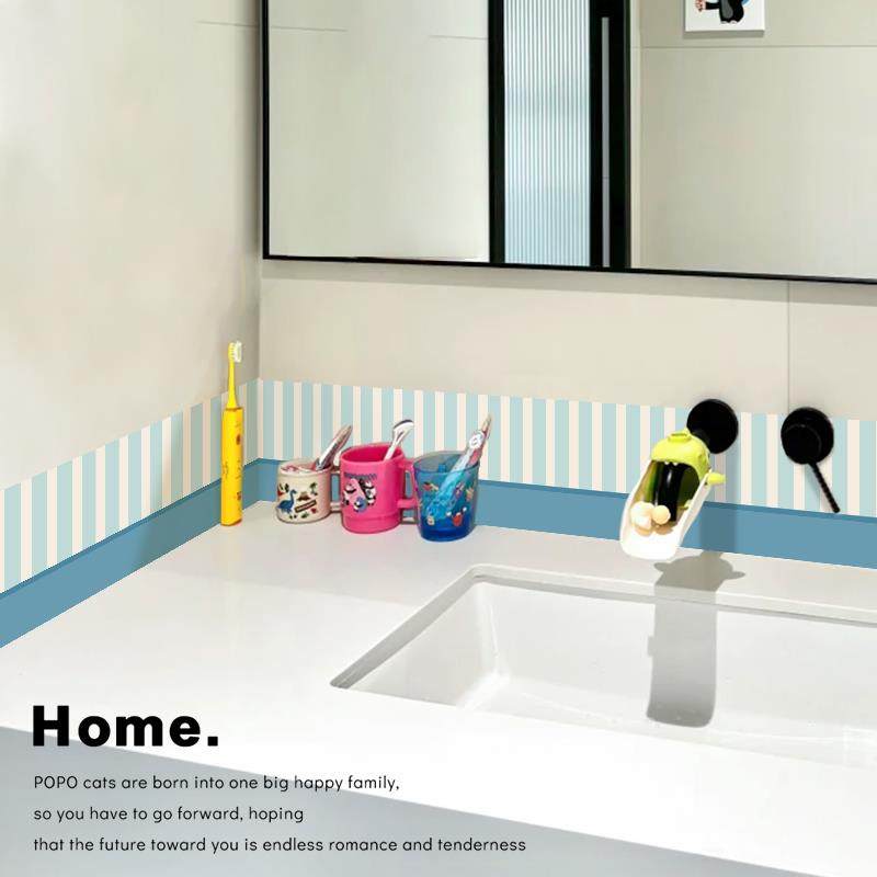 粉红格饰子瓷砖卫腰线墙贴粘防水生间玻璃门贴WT2FY1KW纸踢脚线腰,家居饰品,软装墙贴,淘宝优惠券,粉丝福利购,淘宝优惠卷