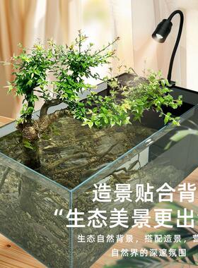 XYU谿屿溪流缸全套造景族水家用客厅桌面美风超南清加厚IPUZ生态