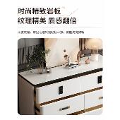 五5768斗柜卧室约简现代木客实厅墙带锁储物轻奢高级感大容量收靠