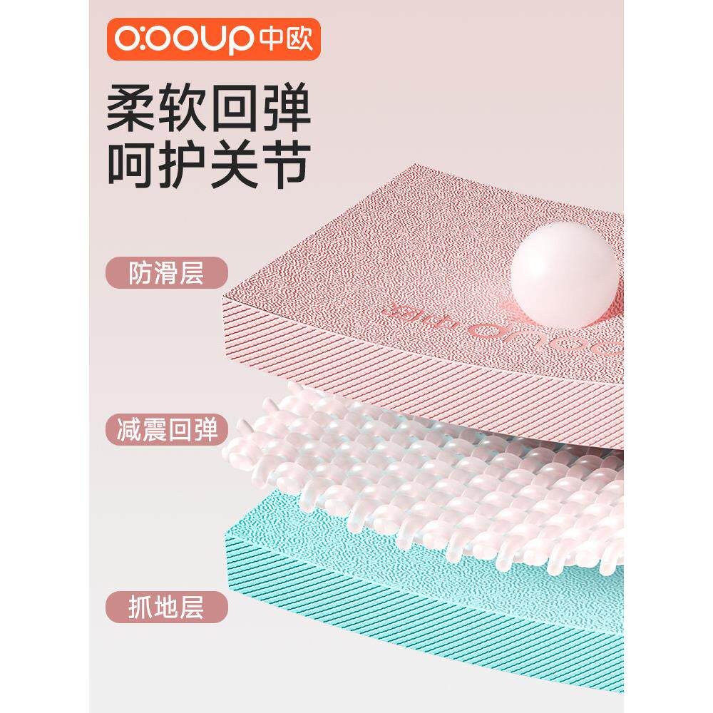 平软衡垫瑜ZO-YOGA-伽垫平板支撑垫核心训练健身垫加防滑健腹轮跪
