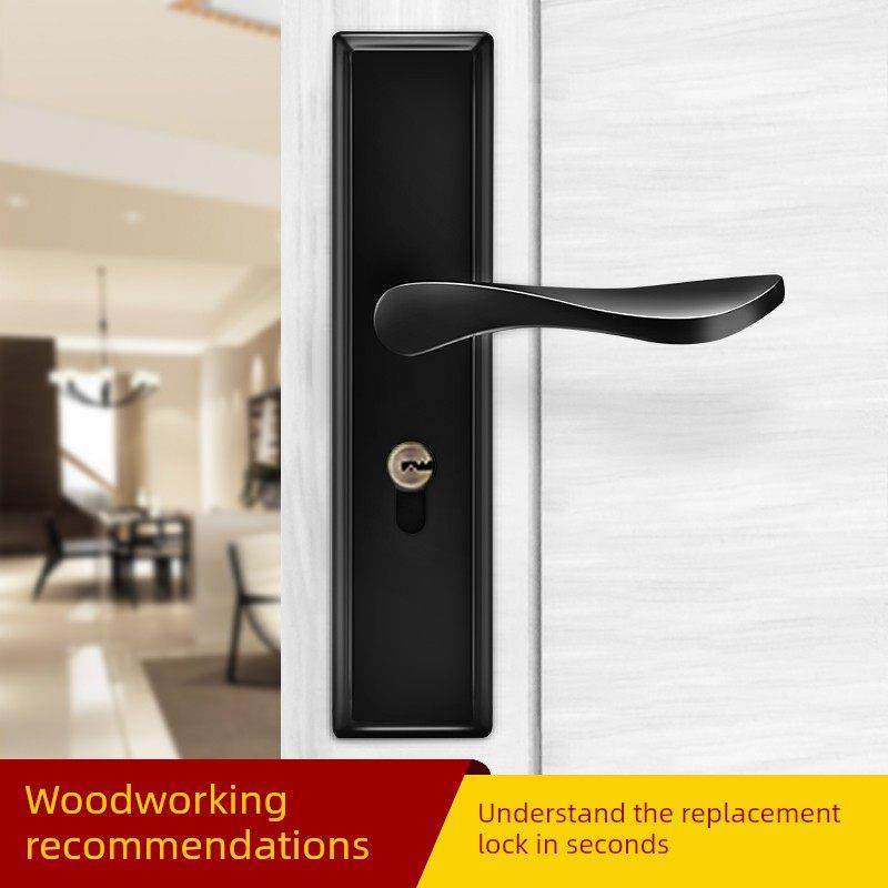 卧室门锁静家用通用型室老CRP内房间门木门音式不钢锈门把手全套