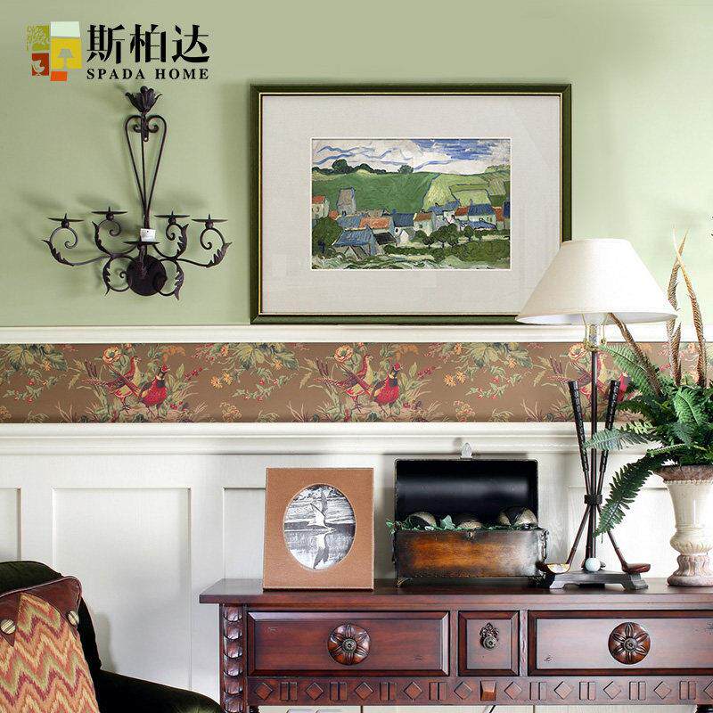 绿色挂画小墙风格面装画餐厅创意美背饰景墙玄关TZD壁画过道走廊