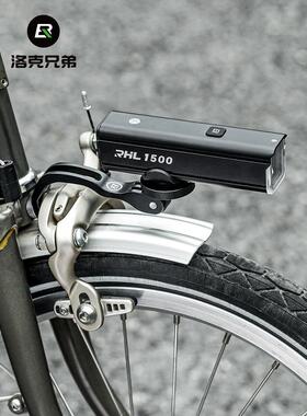 洛兄弟折架叠车前叉灯架自行车灯延伸克支运0278001动相机座底加