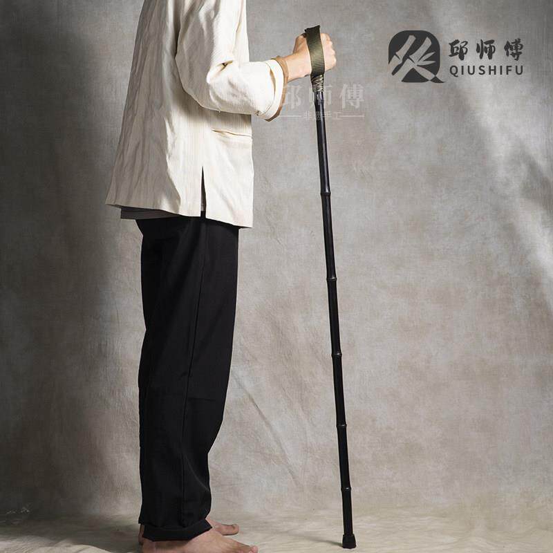邱师傅子竹木1.米手杖紫竹登zg024山杖拐杖孝敬2老年人礼竹物竹棍
