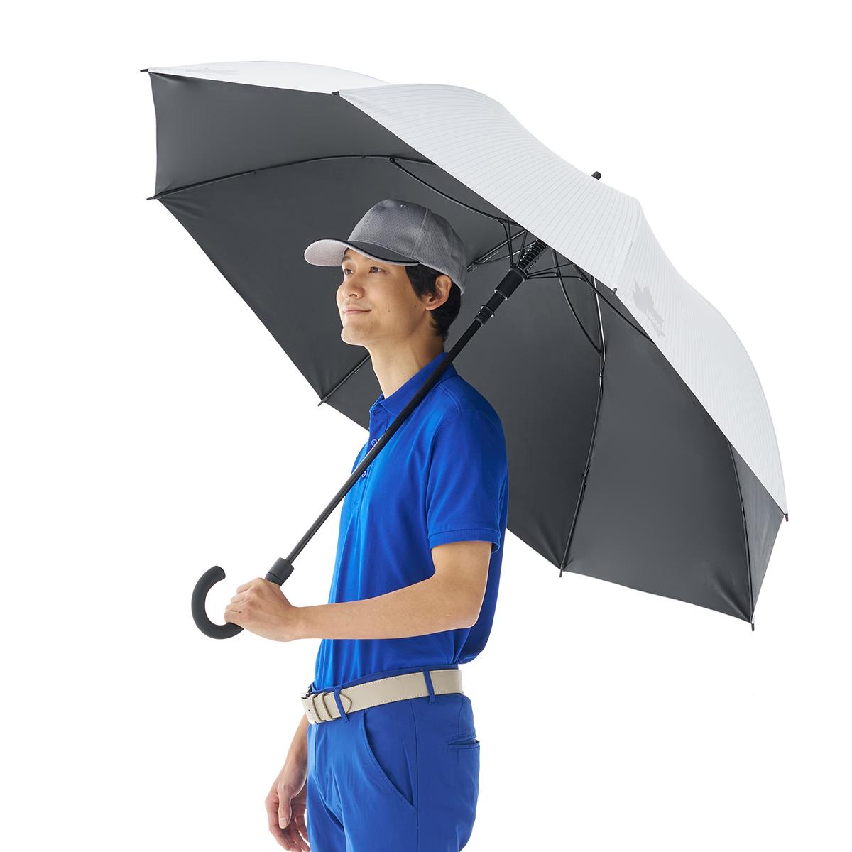 阳日本lo黑gos户外露营遮伞816741遮阳伞高尔伞防晒带夫胶