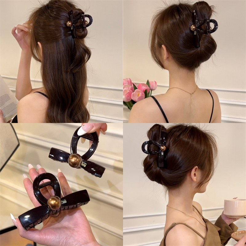 简约百搭发夹几何中号半扎发夹