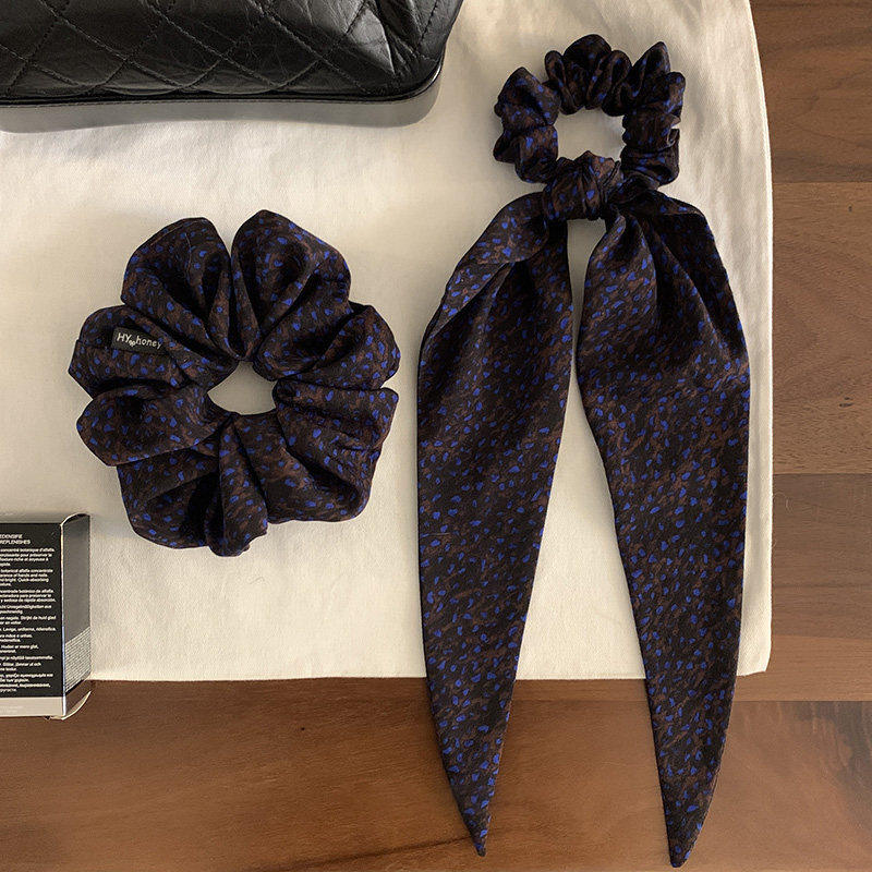 法式蓝紫复古飘带发圈女扎头发头饰发饰高级感洋气韩国时尚头绳,饰品/流行首饰/时尚饰品新,发饰,淘宝优惠券,粉丝福利购,淘宝优惠卷