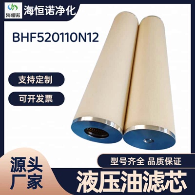 BHF520110N12液压油滤芯 高精度过滤 适配多种工业设备 支持定制