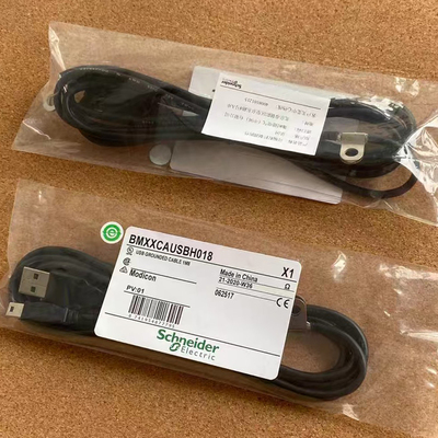 议价BMXXCAUSBH018施耐德带接地固定连接的USB编程电缆全新原装正