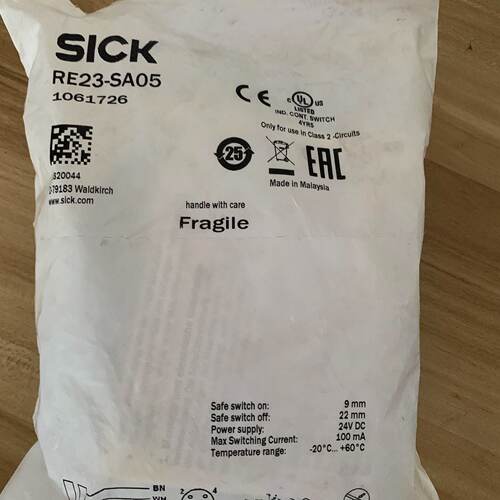 RE23SA05德国西克SICK磁式安全开关订货号1061-议价