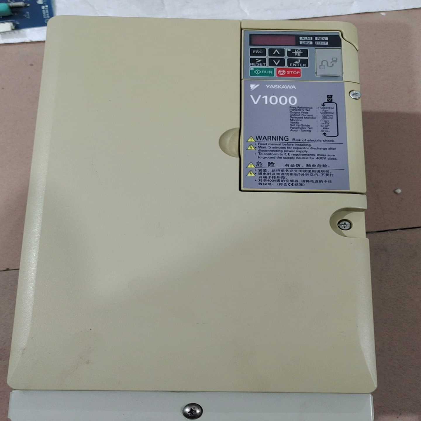 询价~安川变频器CIMR-VB4A0031FBA，15KW/11K