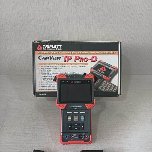 TRIPLETT 8073 CAMVIEW IP PROD IP AND ANALOG SECURITY CAMERA