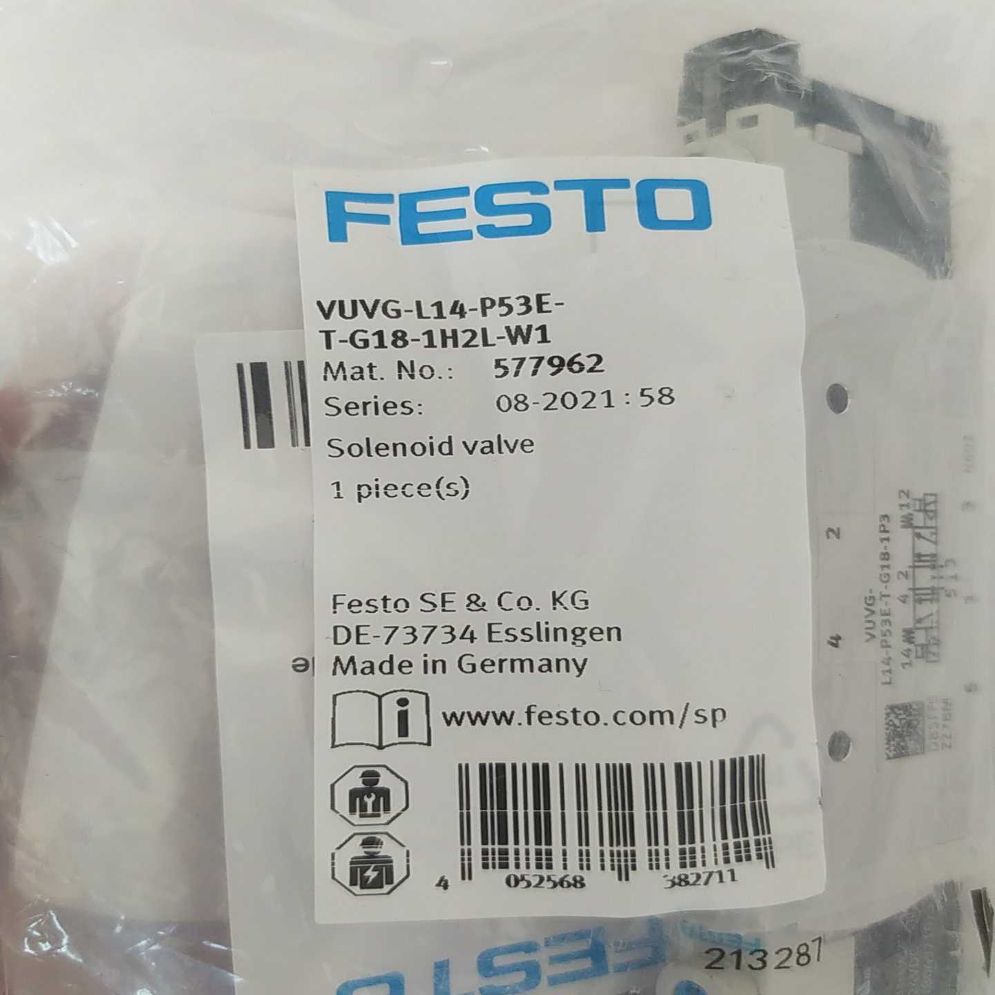 询价费斯托577962VUVG-L14-P53E-T-G18