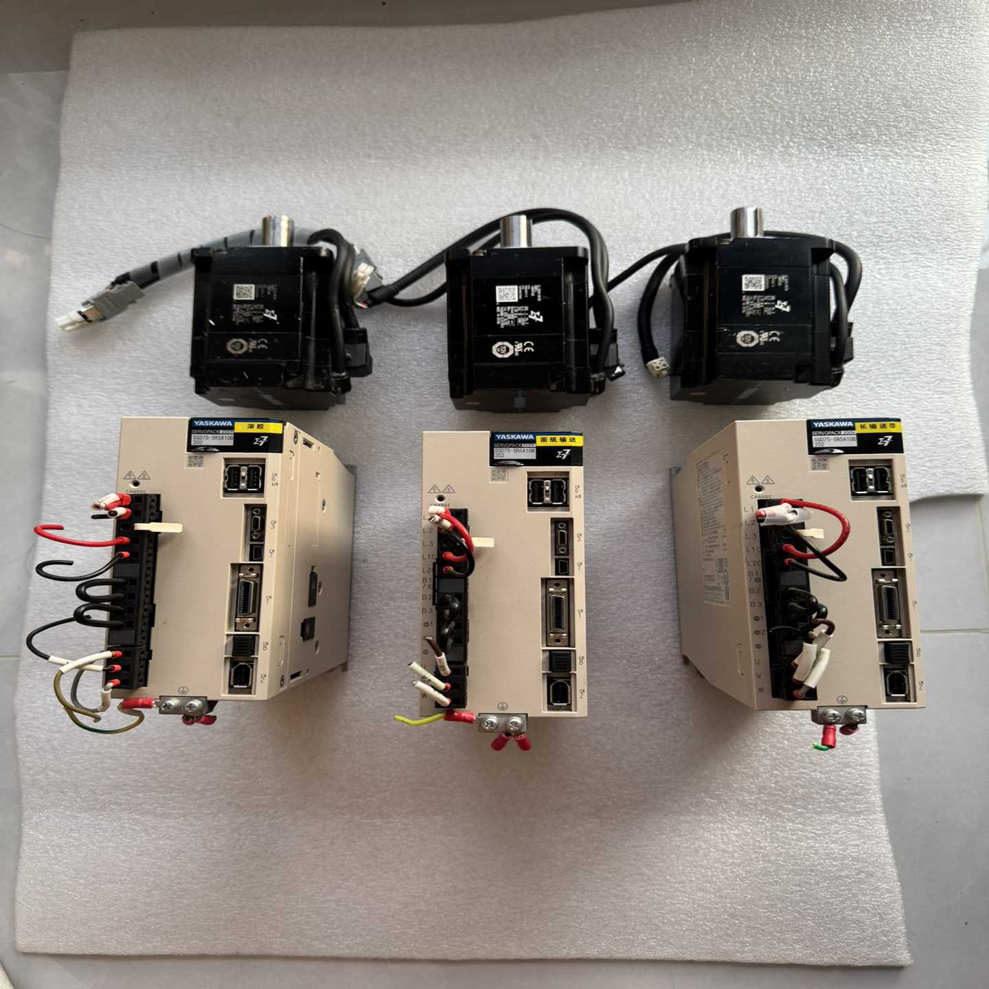 安川伺服驱动器SGD7S-5R5A10B202，配套电机SG--议价商品