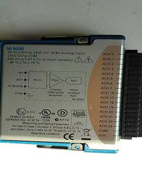 NI9205，端子和DSUB接口都有，需要的询价！成色都