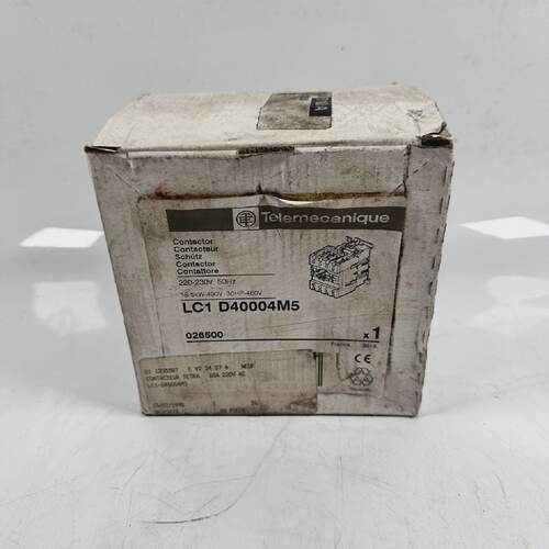 Telemecanique LC1D40004M5 Switch 220230V 185kW 400V 30HP 460