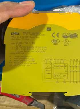 询价原装皮尔兹Pilz安全继电器PNOZs4751104