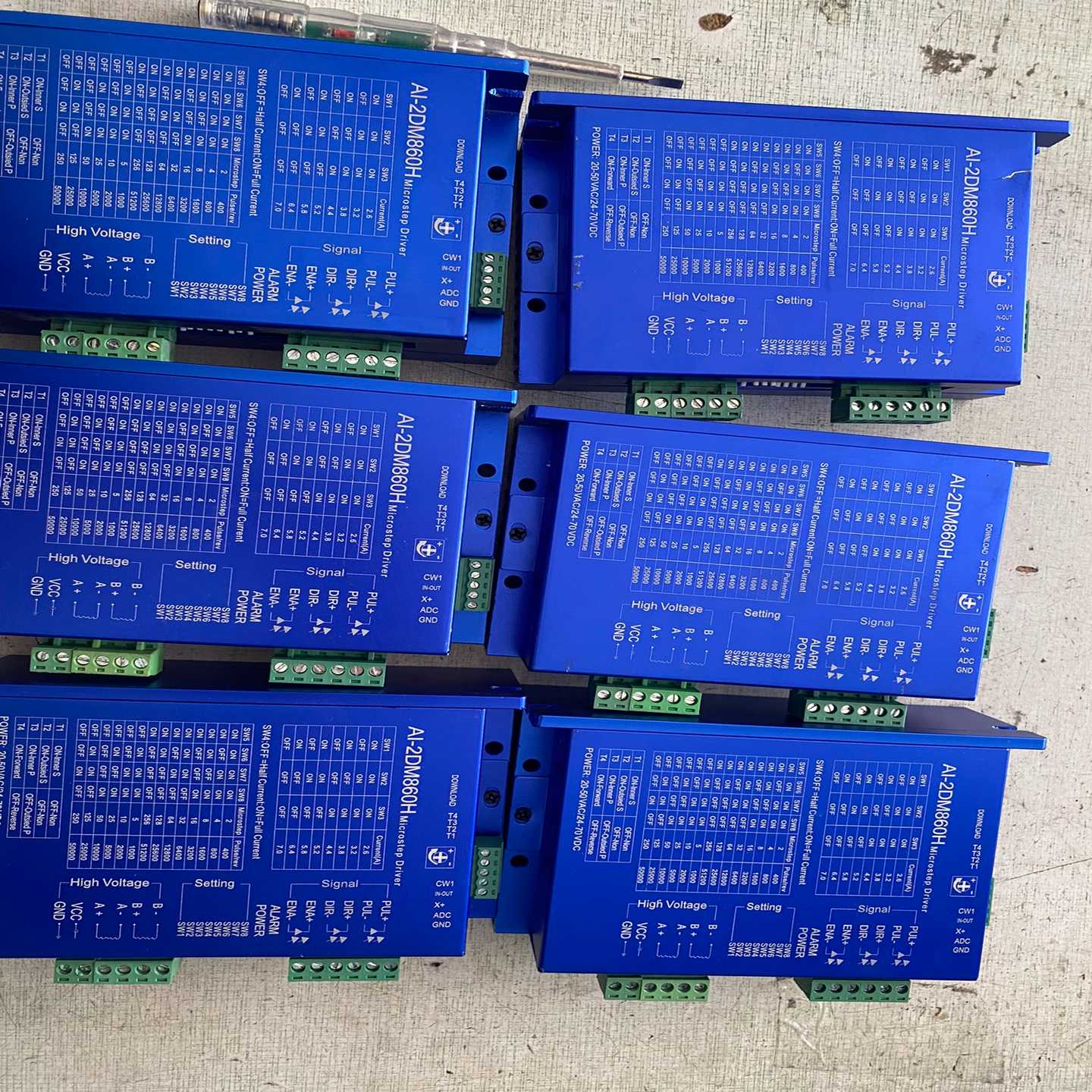 议价AL-2DM860H驱动器，功能完好X，成色如图，现货6台，单维修/